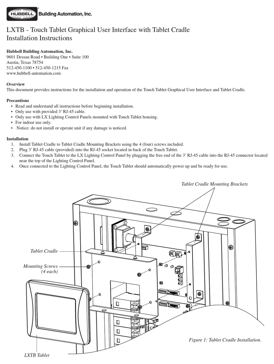 HUBBELL LIGHTING LXTB INSTALLATION INSTRUCTIONS Pdf Download ManualsLib