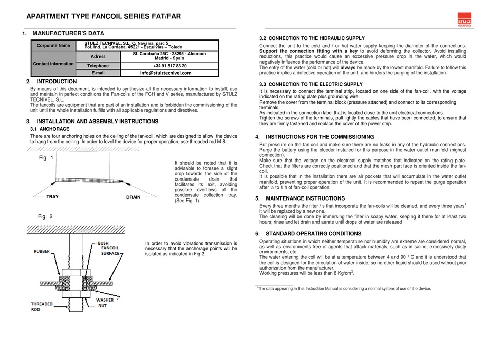 STULZ TECNIVEL FAT MANUAL Pdf Download | ManualsLib