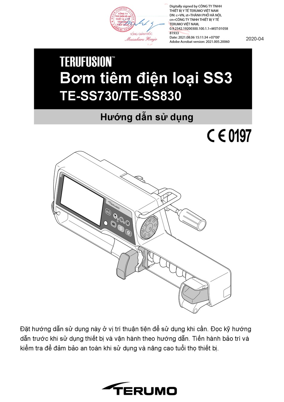 TERUMO TERUFUSION TESS730 INSTRUCTION MANUAL Pdf Download ManualsLib
