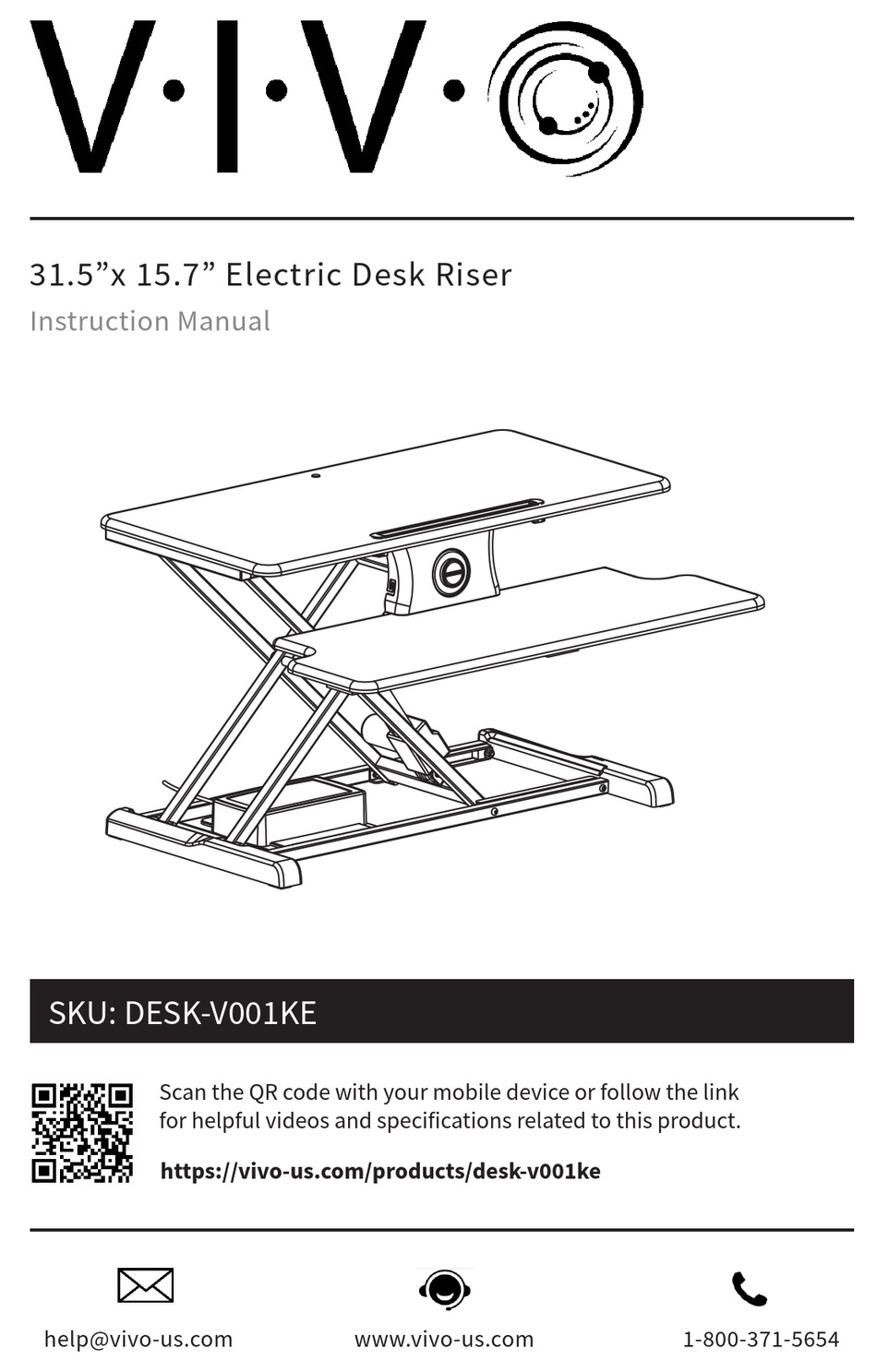 VIVO DESKV001KE INSTRUCTION MANUAL Pdf Download ManualsLib