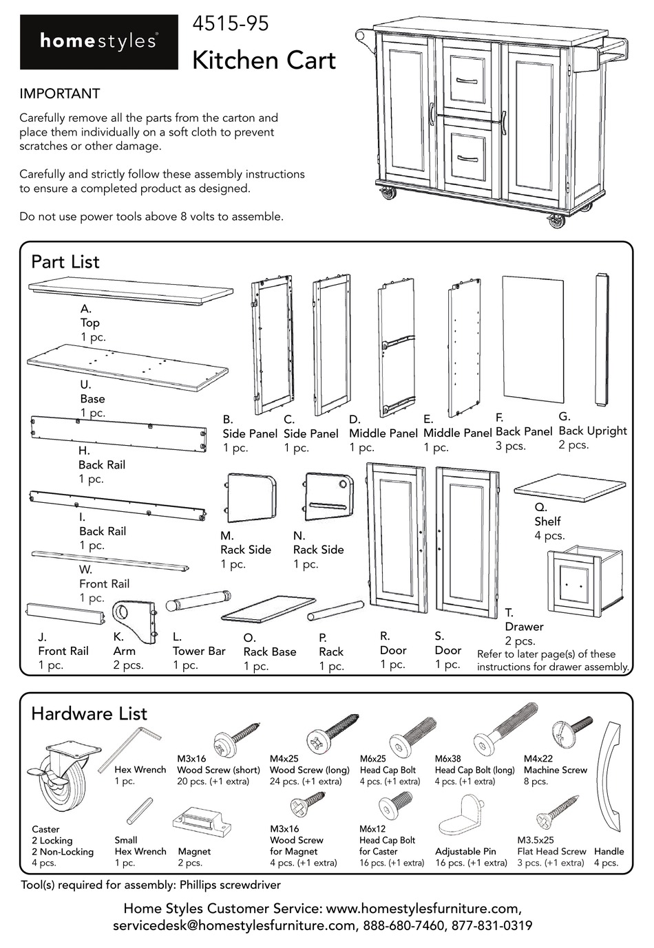 HOMESTYLES 4515 95 QUICK START MANUAL Pdf Download ManualsLib   Homestyles 4515 95 