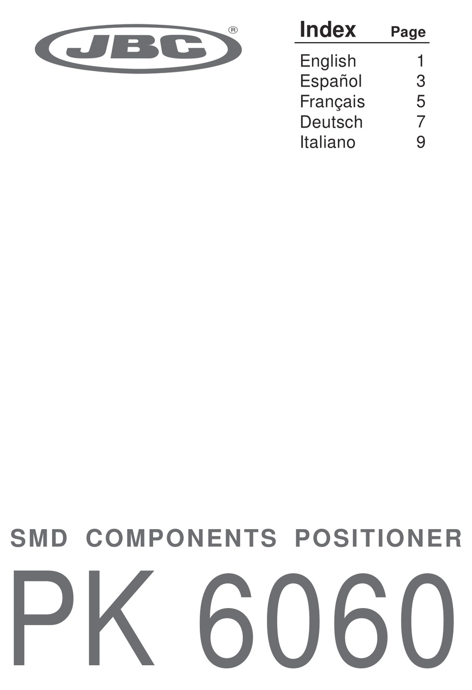 JBC PK 6060 MANUAL Pdf Download ManualsLib