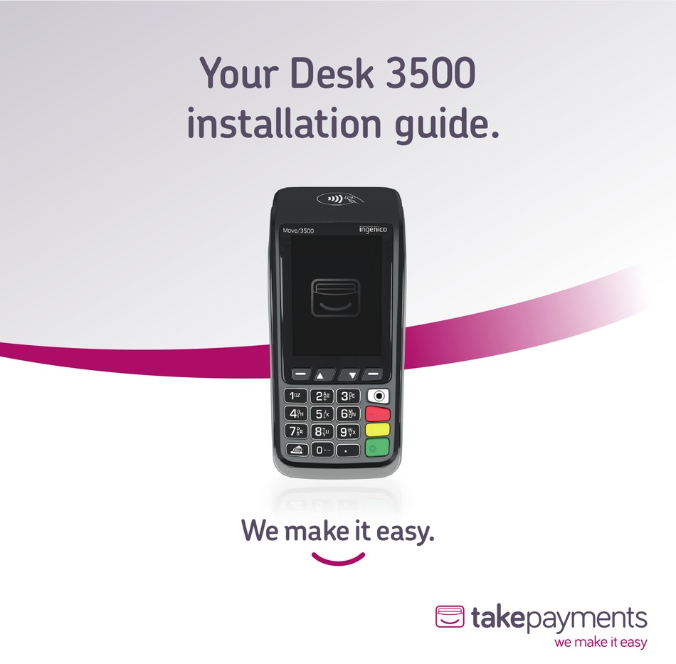 TAKEPAYMENTS DESK 3500 INSTALLATION MANUAL Pdf Download ManualsLib