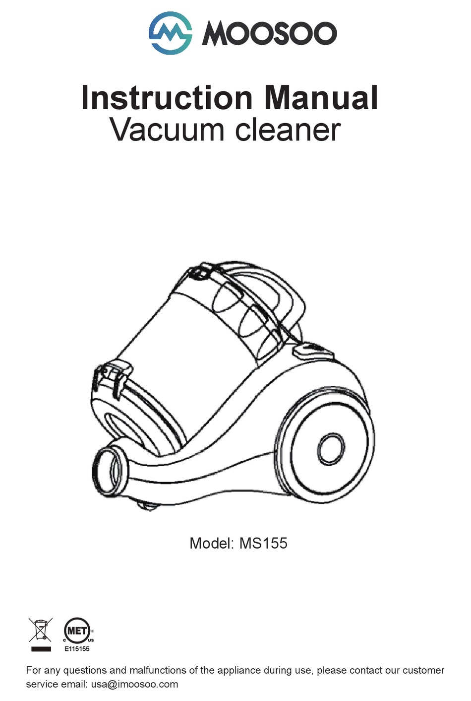MOOSOO MS155 INSTRUCTION MANUAL Pdf Download ManualsLib