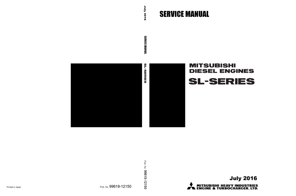 MITSUBISHI HEAVY INDUSTRIES SL SERIES SERVICE MANUAL Pdf Download
