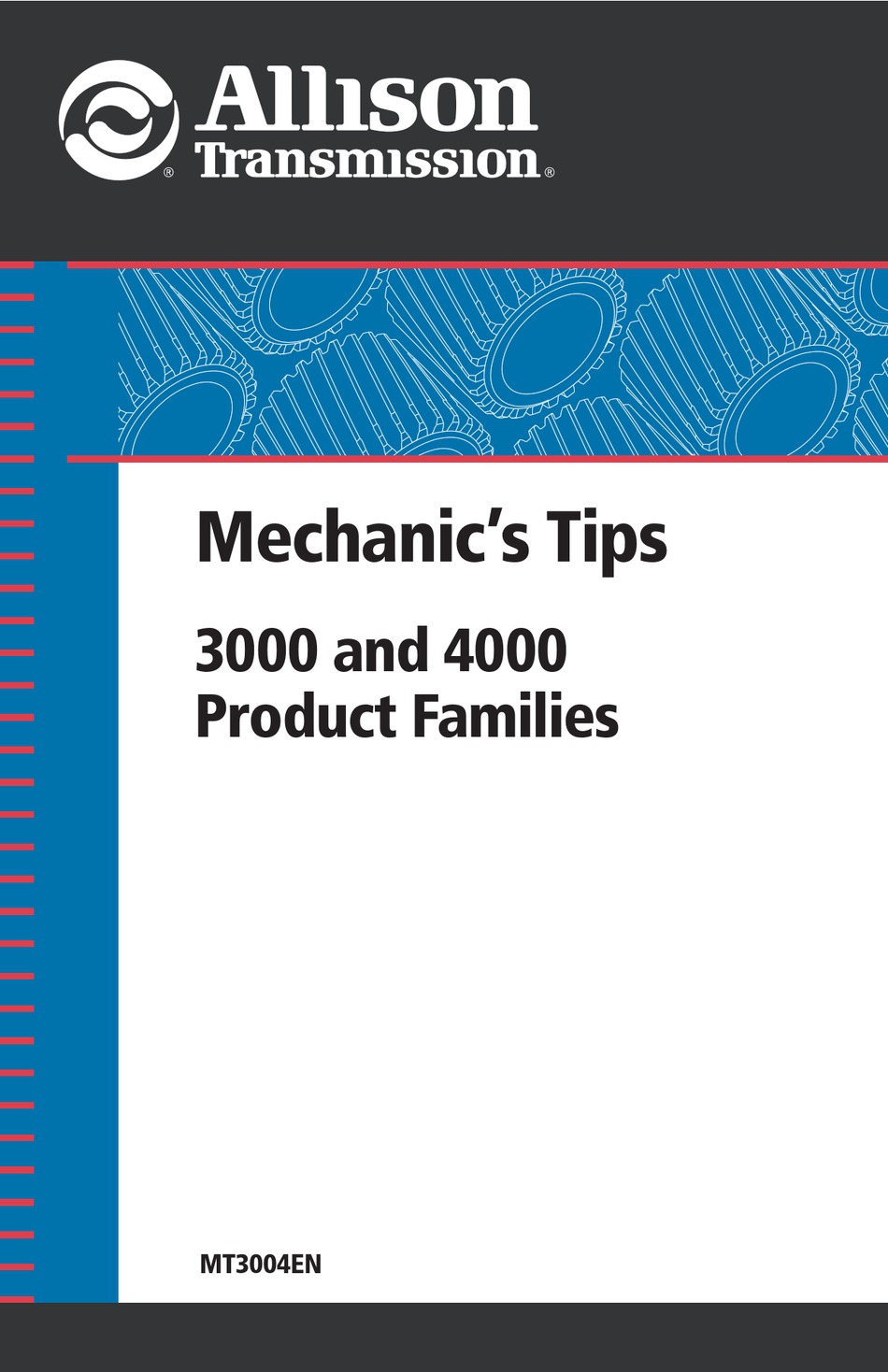 ALLISON TRANSMISSION 3000 MECHANIC'S TIPS Pdf Download ManualsLib