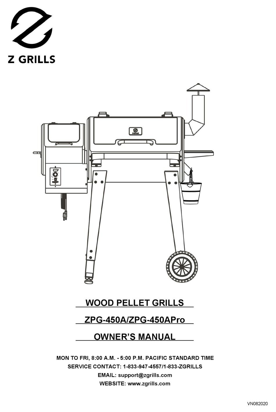 Z GRILLS ZPG450A OWNER'S MANUAL Pdf Download ManualsLib