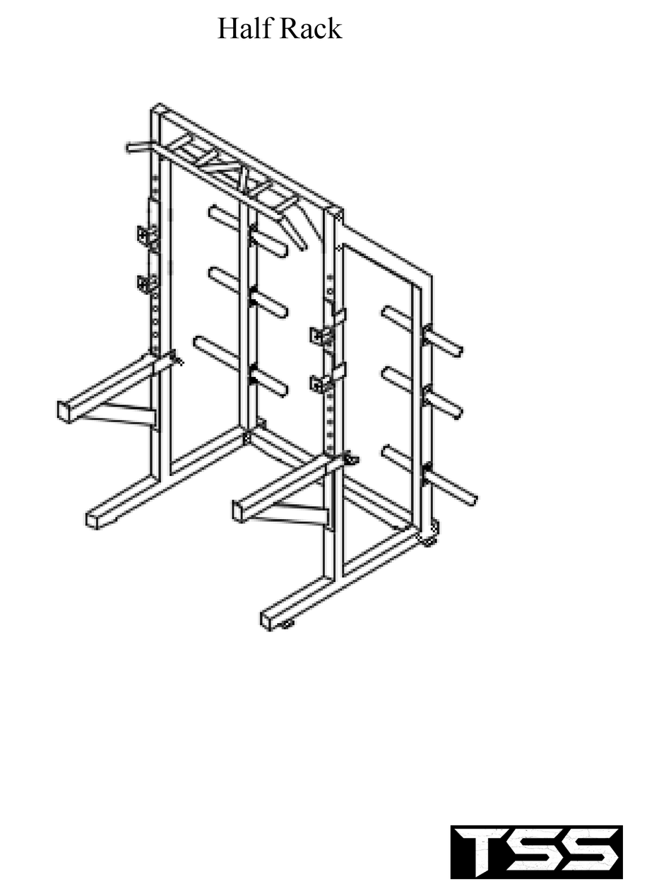 TSS HALF RACK ASSEMBLY INSTRUCTIONS MANUAL Pdf Download ManualsLib