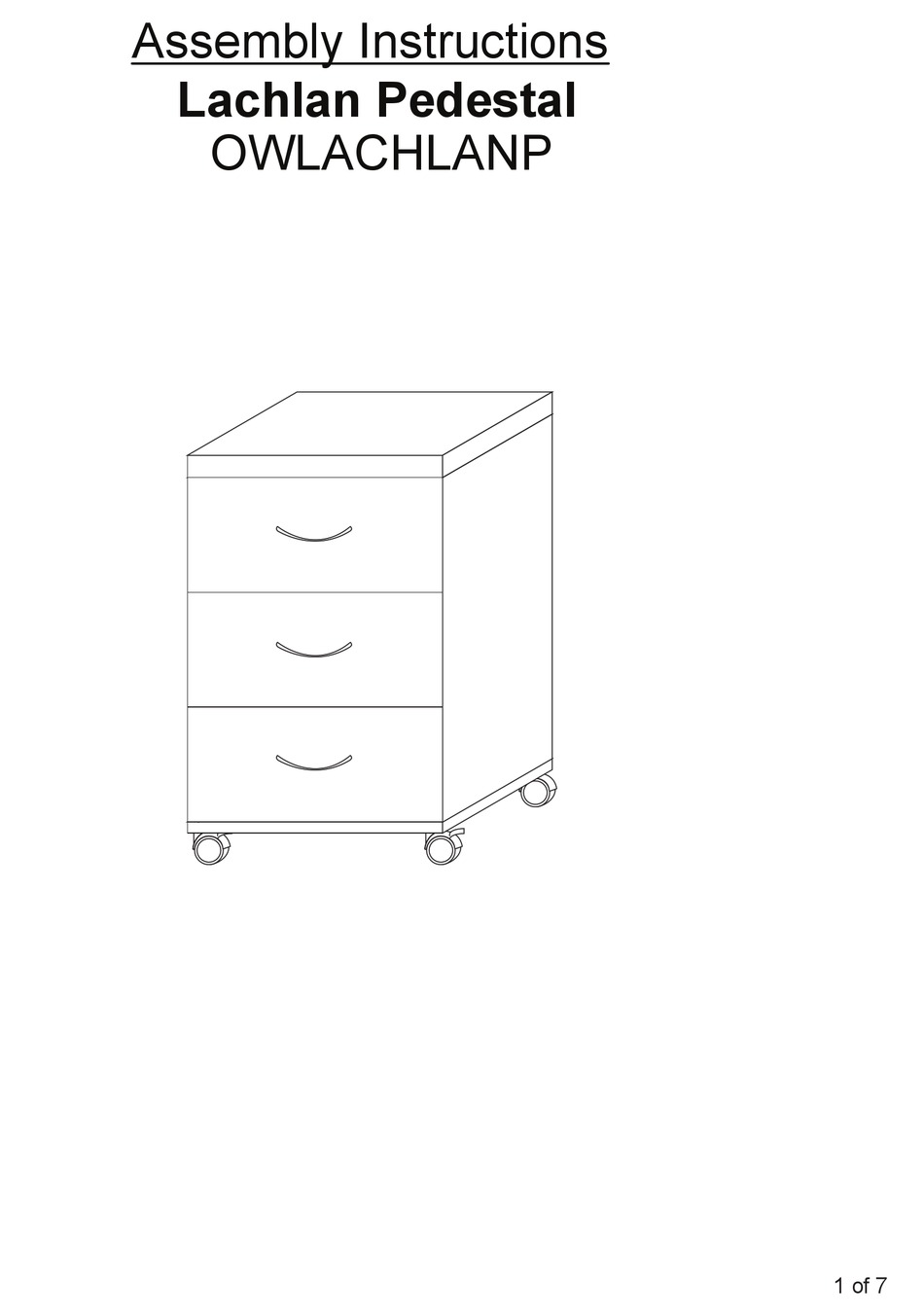 OFFICEWORKS OWLACHLANP ASSEMBLY INSTRUCTIONS MANUAL Pdf Download