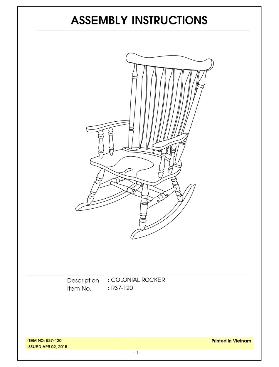 WHITEWOOD FURNITURE R37120 ASSEMBLY INSTRUCTIONS Pdf Download ManualsLib