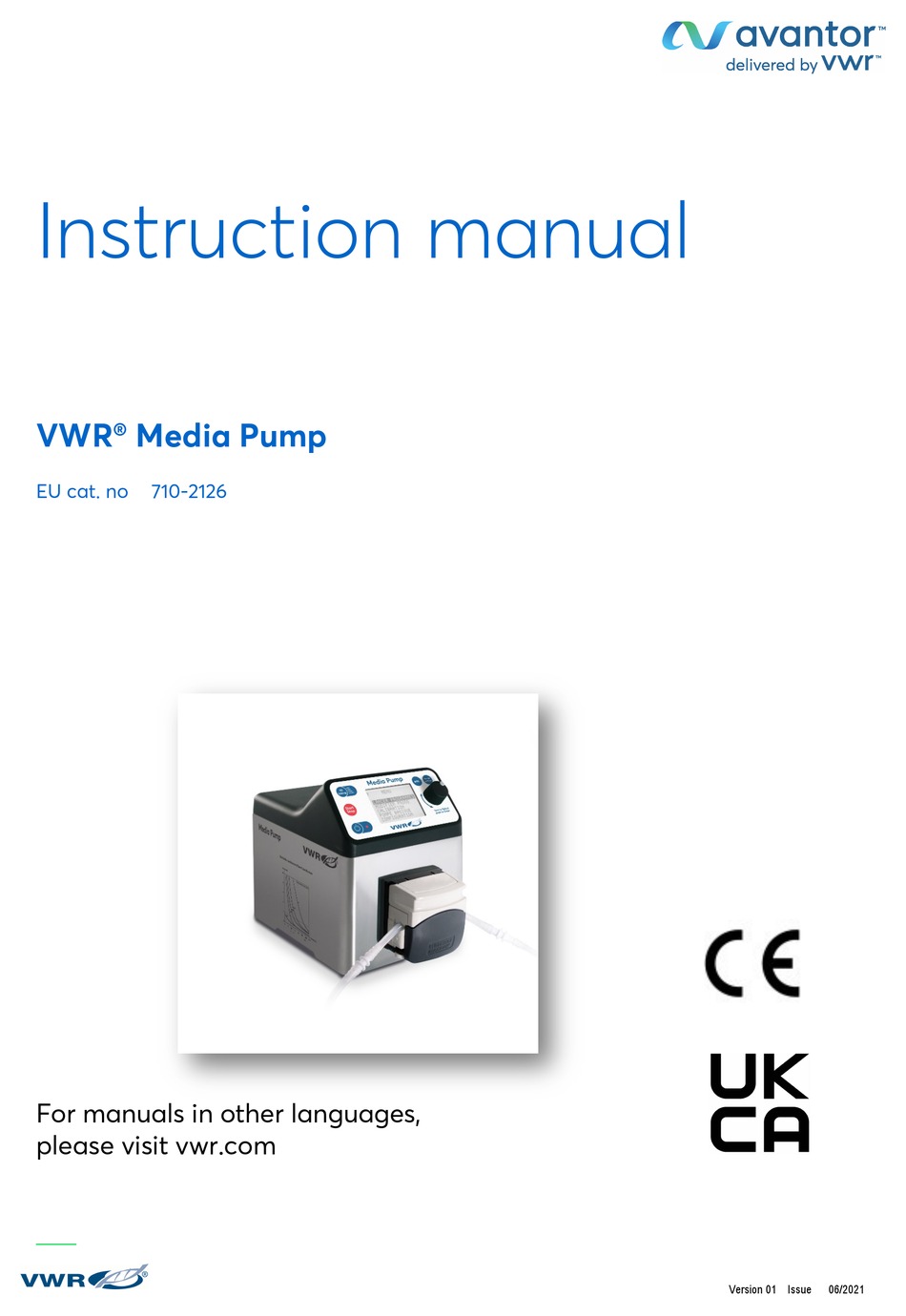 VWR AVANTOR 7102126 INSTRUCTION MANUAL Pdf Download ManualsLib