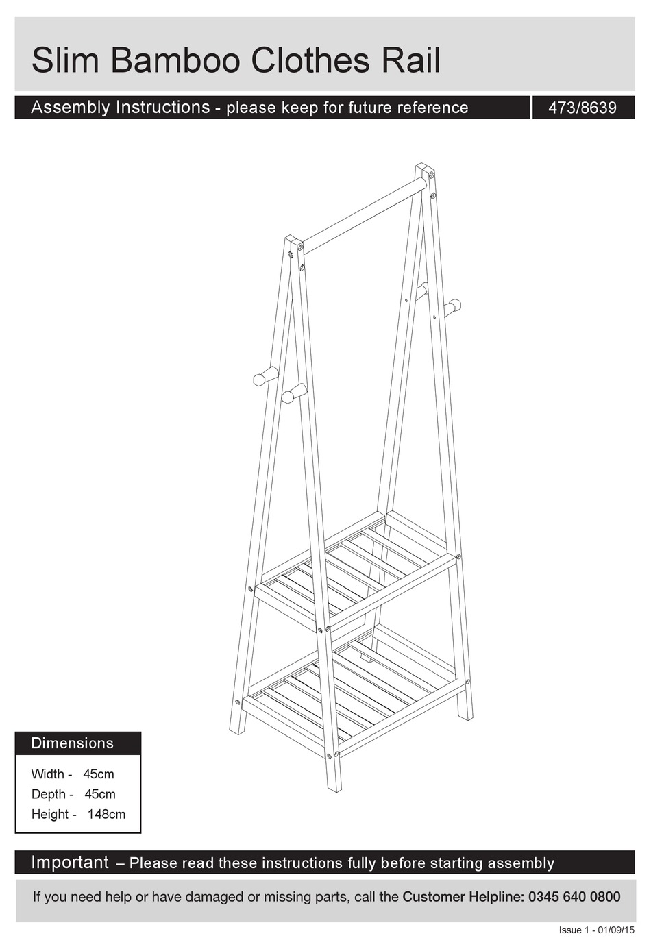 ARGOS 473/8639 ASSEMBLY INSTRUCTIONS Pdf Download ManualsLib