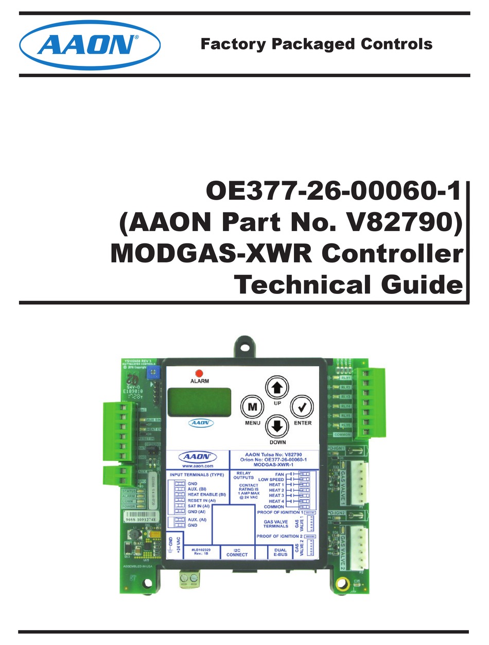 AAON OE37726000601 TECHNICAL MANUAL Pdf Download ManualsLib
