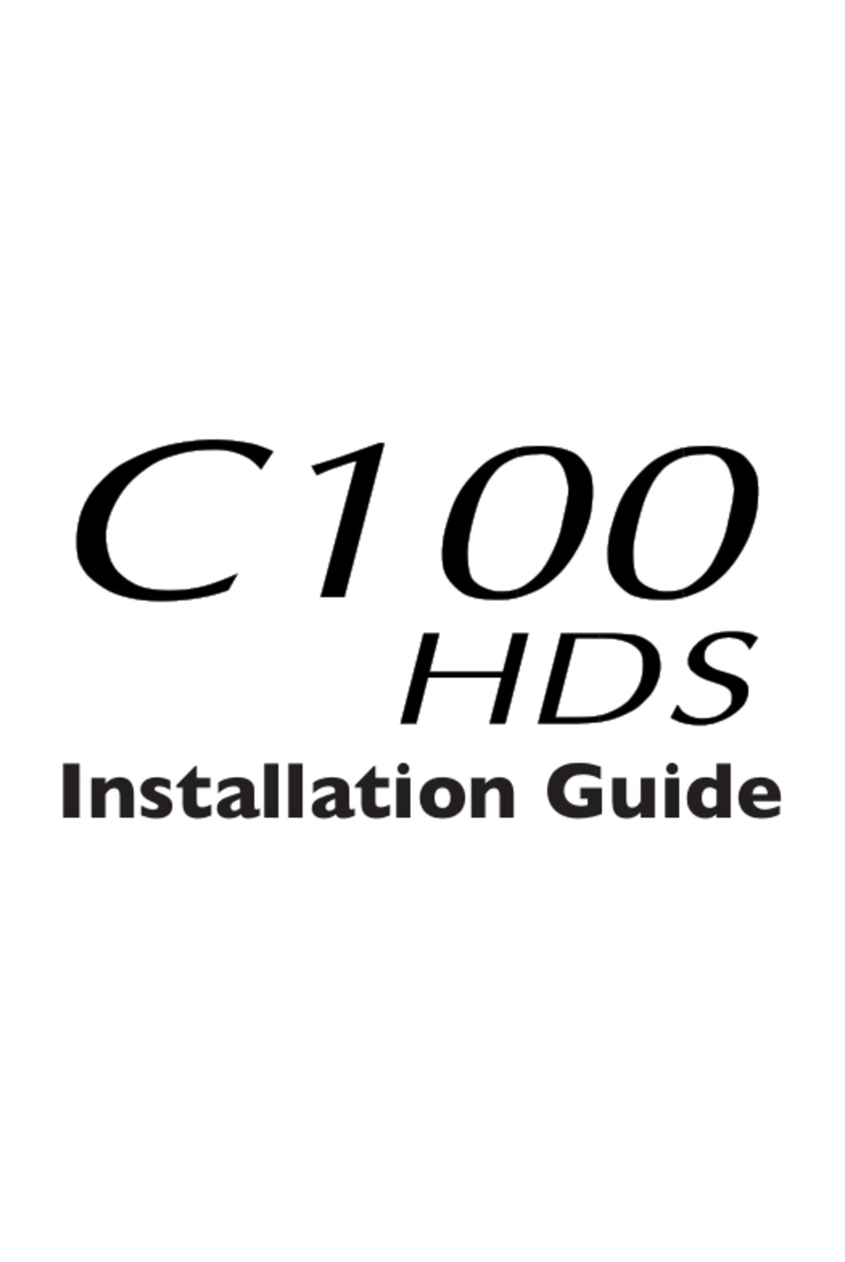 solid-state-logic-c100hdss-installation-manual-pdf-download-manualslib