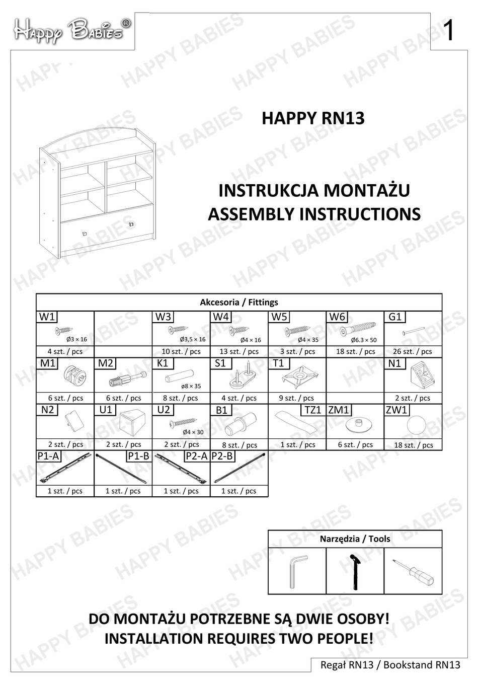 HAPPY BABIES HAPPY RN13 ASSEMBLY INSTRUCTIONS MANUAL Pdf Download ManualsLib