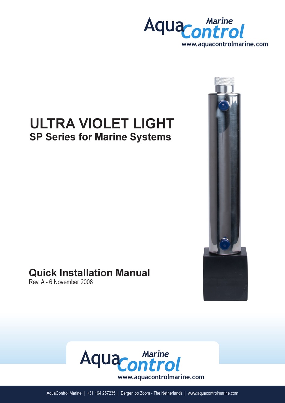 AQUACONTROL SP SERIES QUICK INSTALLATION MANUAL Pdf Download | ManualsLib