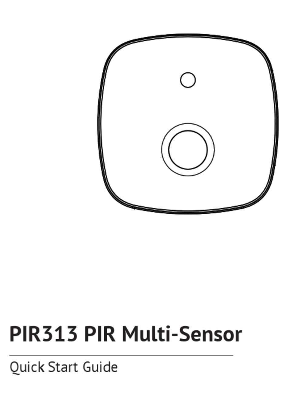 OWON PIR313 QUICK START MANUAL Pdf Download | ManualsLib