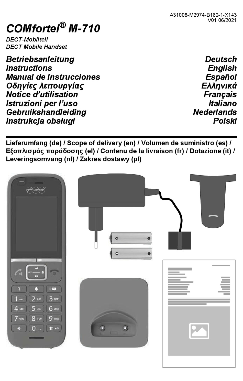 COMFORTEL M710 INSTRUCTIONS MANUAL Pdf Download ManualsLib