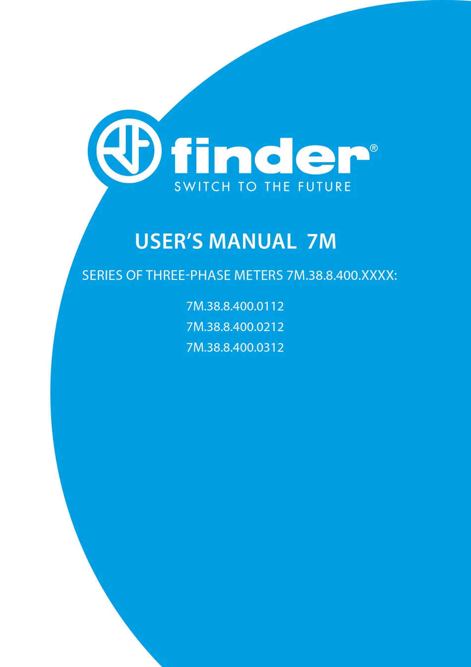 FINDER 7M.38.8.400.0112 USER MANUAL Pdf Download ManualsLib