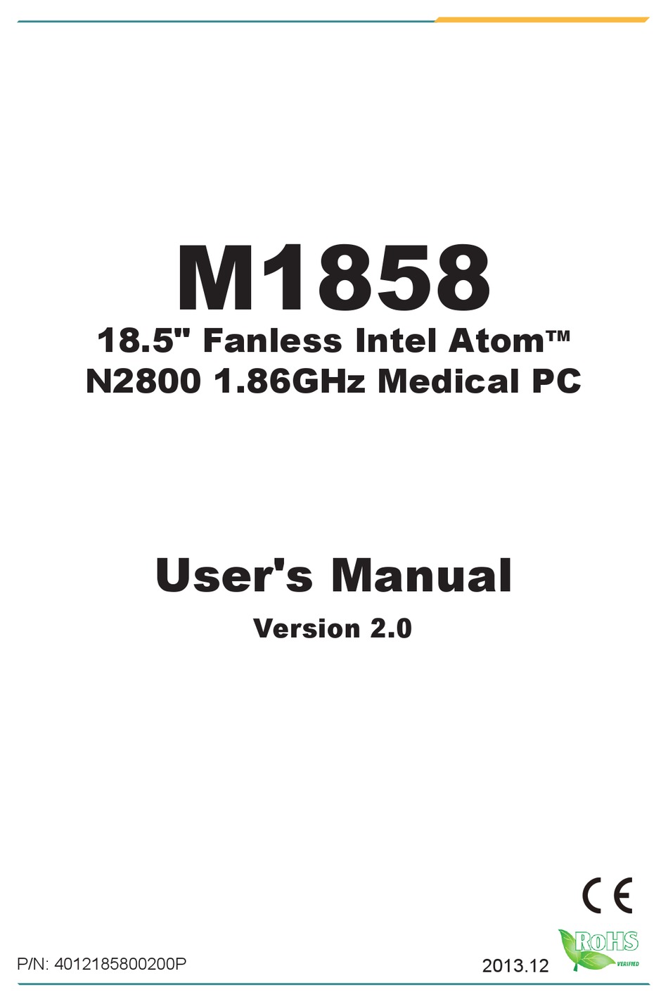 ARBOR TECHNOLOGY M1858 USER MANUAL Pdf Download ManualsLib