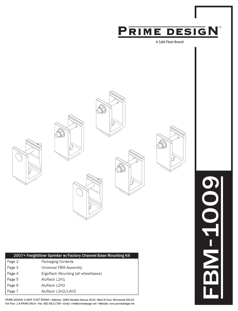 PRIME DESIGN FBM1009 ASSEMBLY INSTRUCTIONS MANUAL Pdf Download