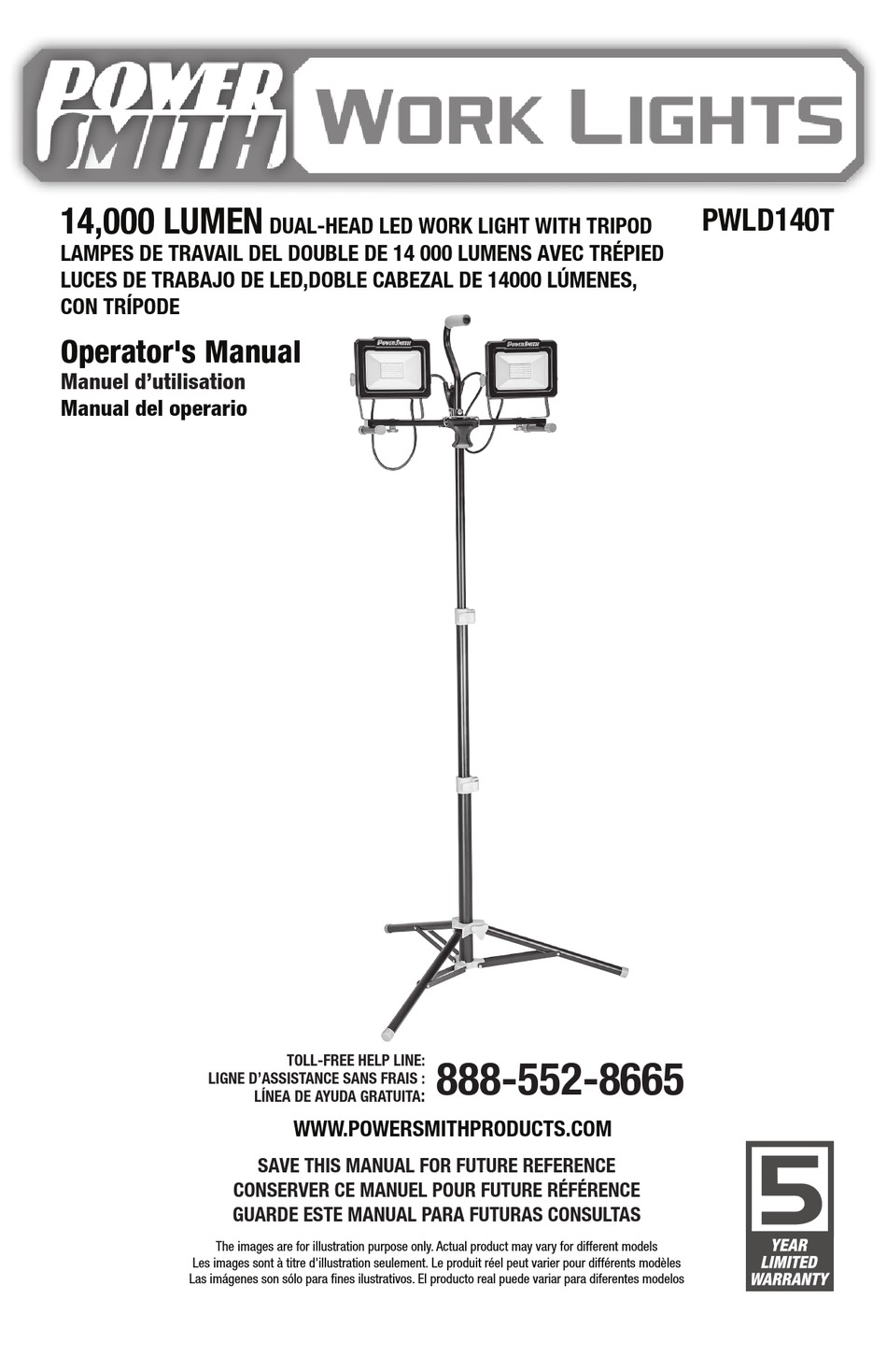 POWER SMITH PWLD140T OPERATOR'S MANUAL Pdf Download ManualsLib