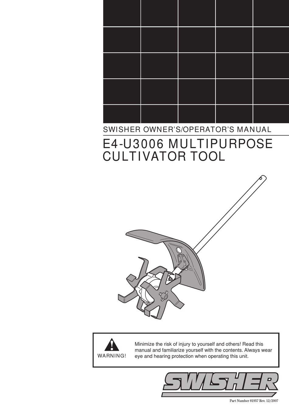 SWISHER E4U3006 OWNER'S/OPERATOR'S MANUAL Pdf Download ManualsLib