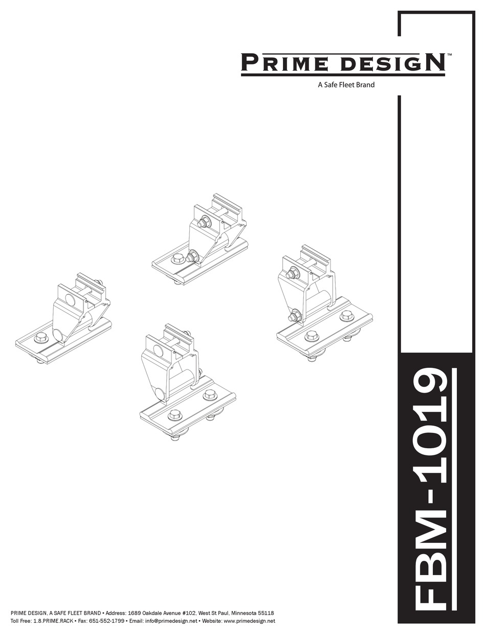 PRIME DESIGN FBM1019 ASSEMBLY MANUAL Pdf Download ManualsLib