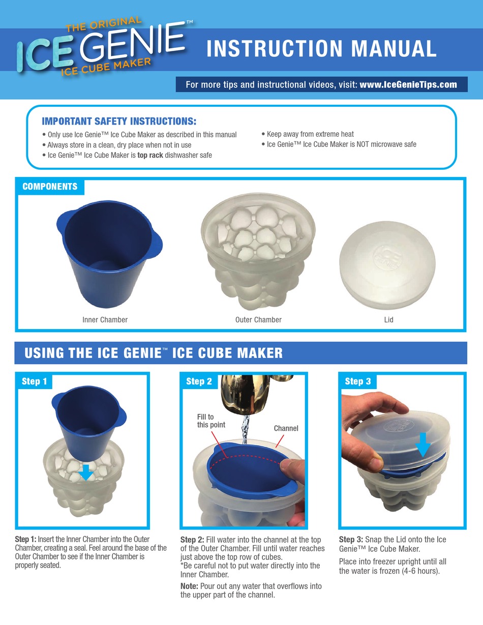 ALLSTAR INNOVATIONS ICE GENIE INSTRUCTION MANUAL Pdf Download ManualsLib