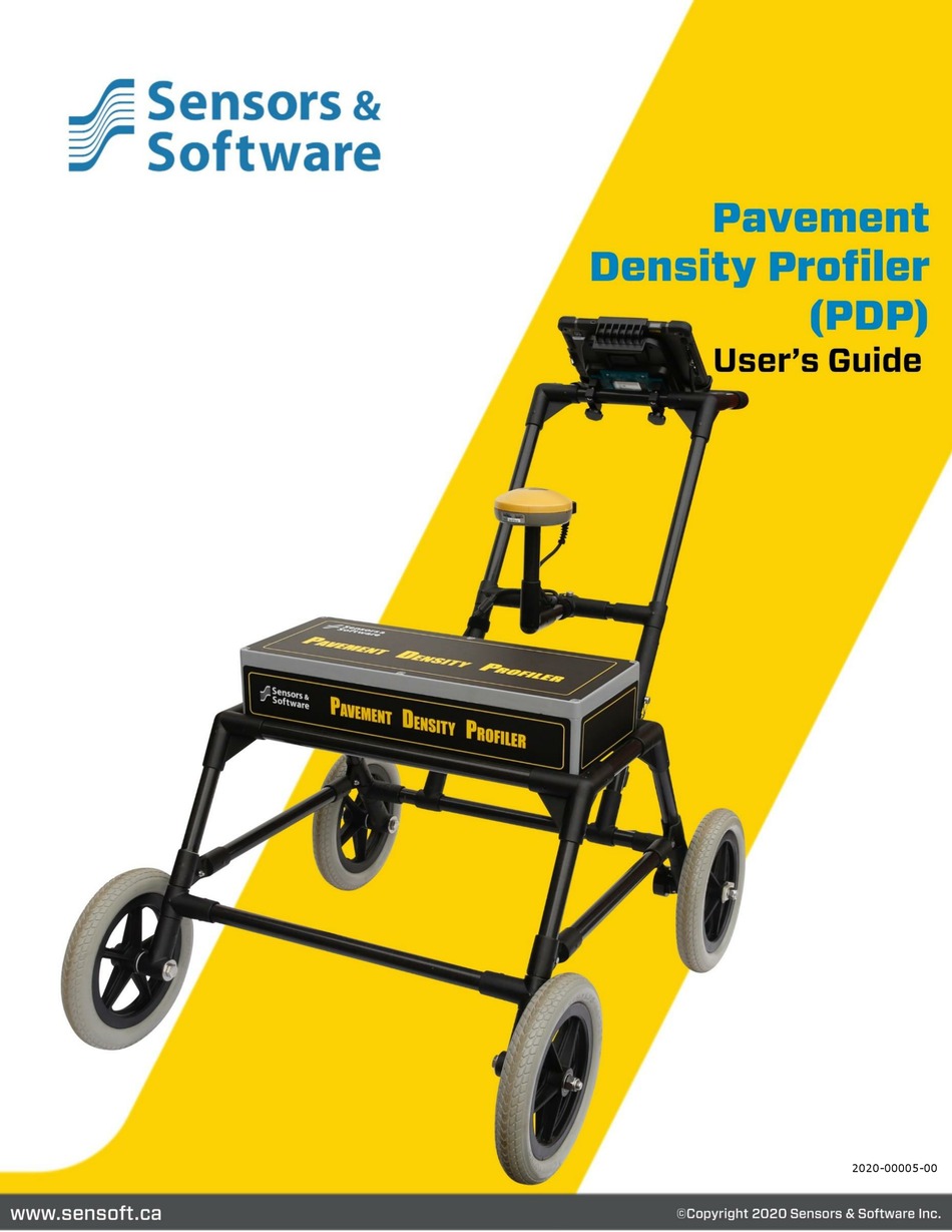SENSORS & SOFTWARE PDP1000 USER MANUAL Pdf Download ManualsLib