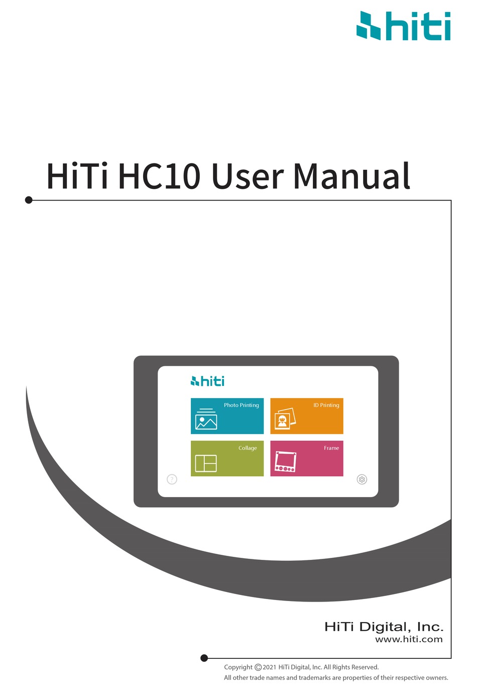 HITI DIGITAL HC10 USER MANUAL Pdf Download ManualsLib