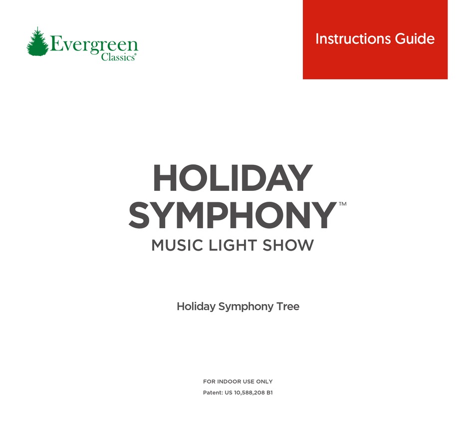 POLYGROUP HOLIDAY SYMPHONY EVERGREEN CLASSICS INSTRUCTION MANUAL Pdf