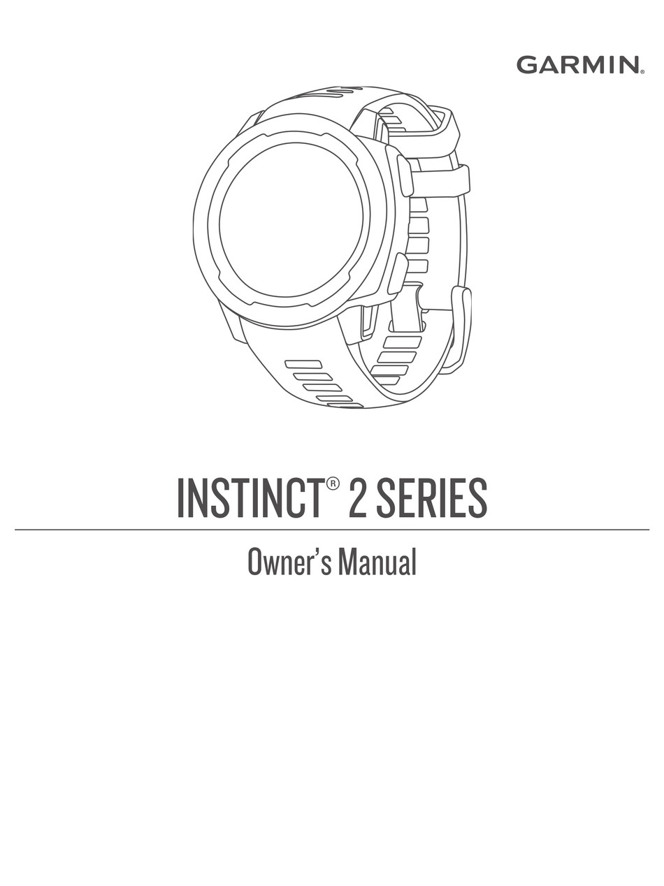 GARMIN INSTINCT 2 SERIES OWNER'S MANUAL Pdf Download ManualsLib