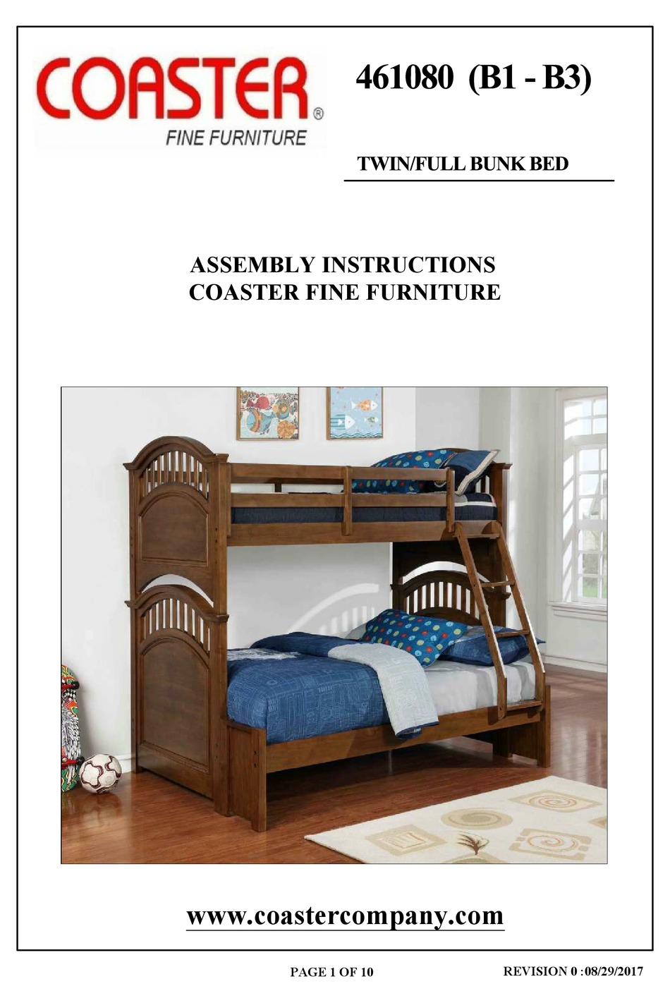COASTER 461080 ASSEMBLY INSTRUCTIONS MANUAL Pdf Download ManualsLib