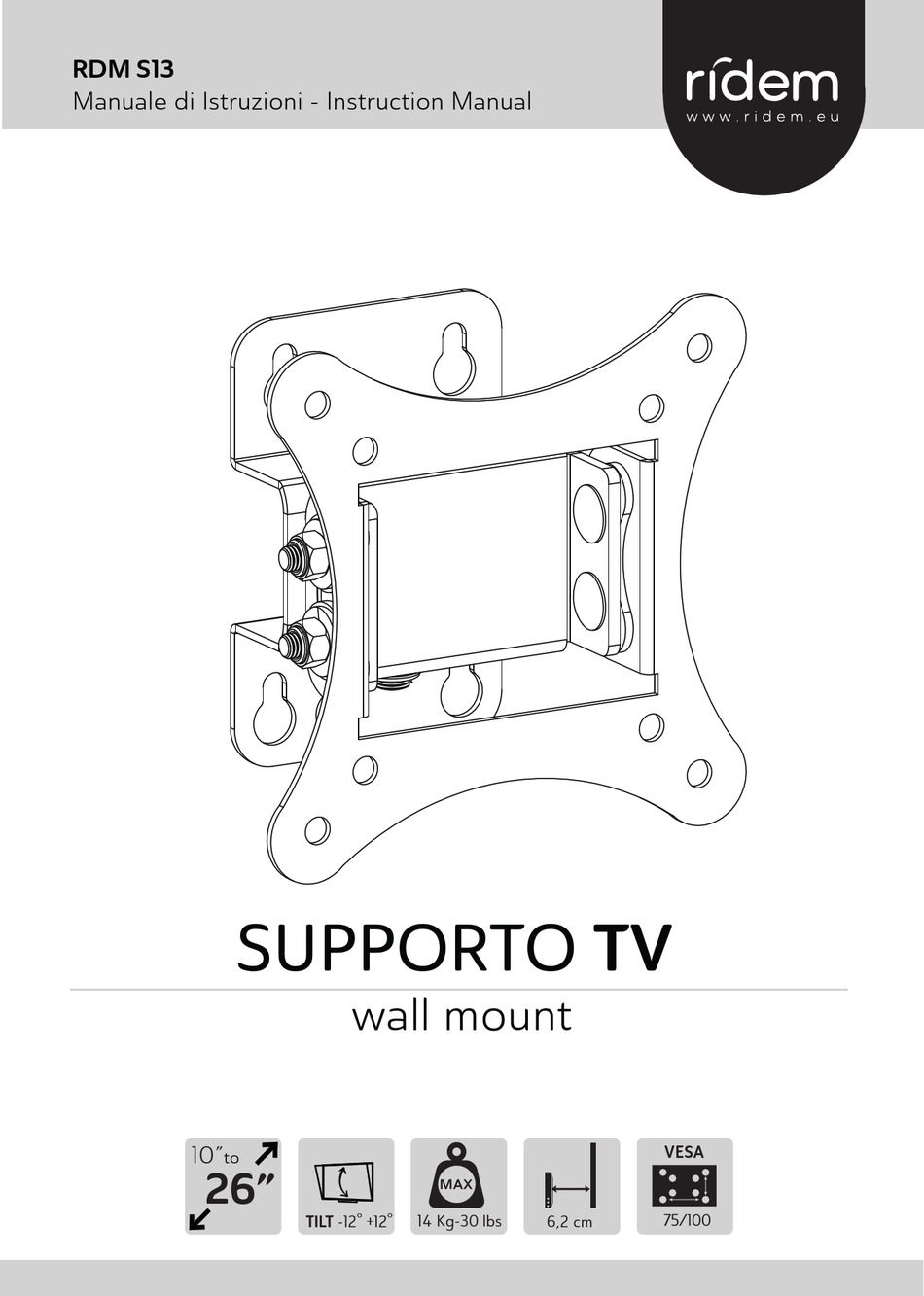 RIDEM RDM S13 INSTRUCTION MANUAL Pdf Download ManualsLib