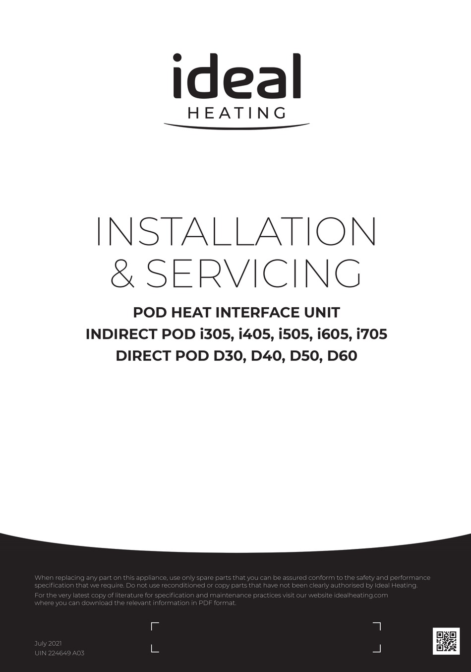 IDEAL HEATING I305 INSTALLATION & SERVICING Pdf Download ManualsLib