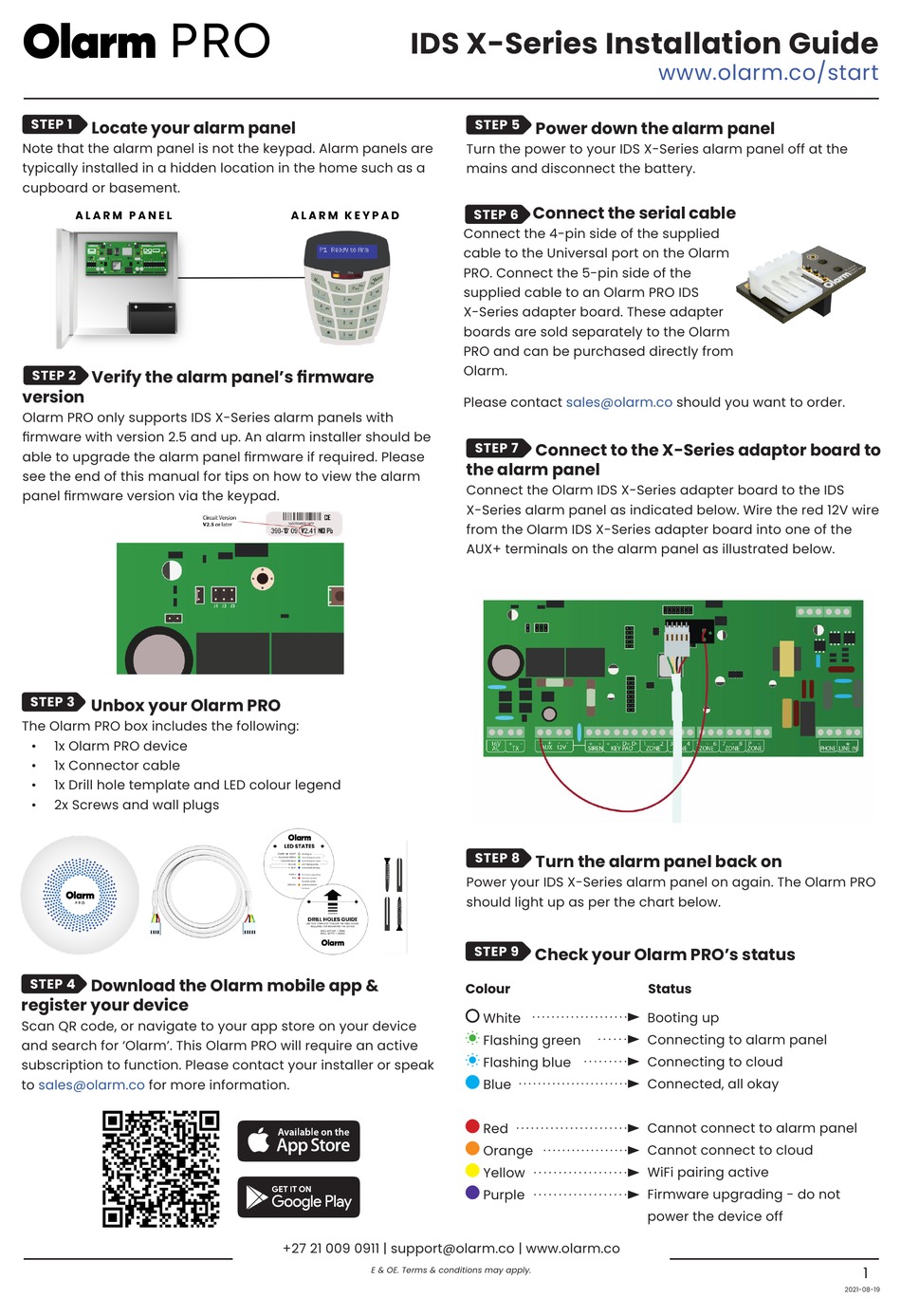 OLARM PRO IDS X SERIES INSTALLATION MANUAL Pdf Download | ManualsLib