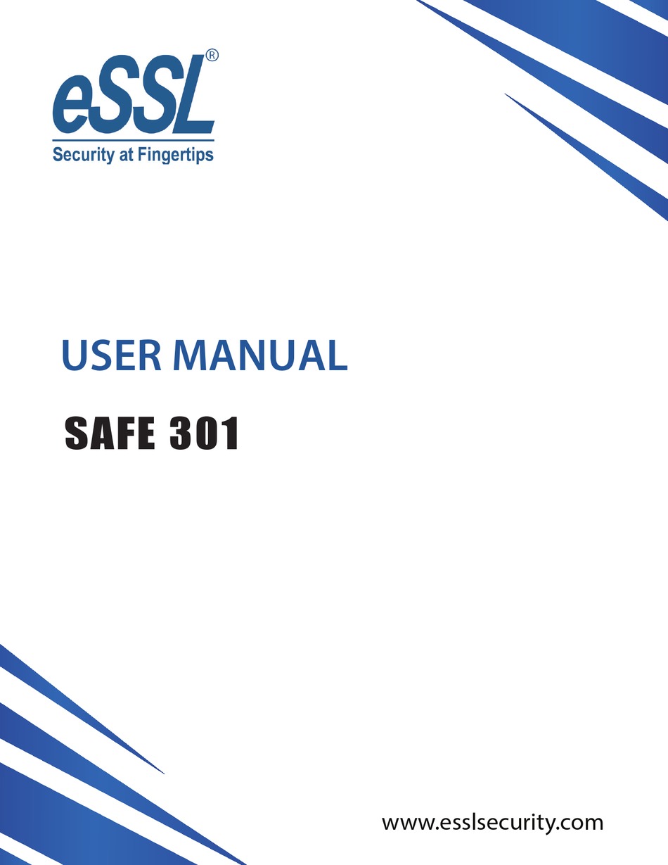 ESSL SAFE 301 USER MANUAL Pdf Download | ManualsLib