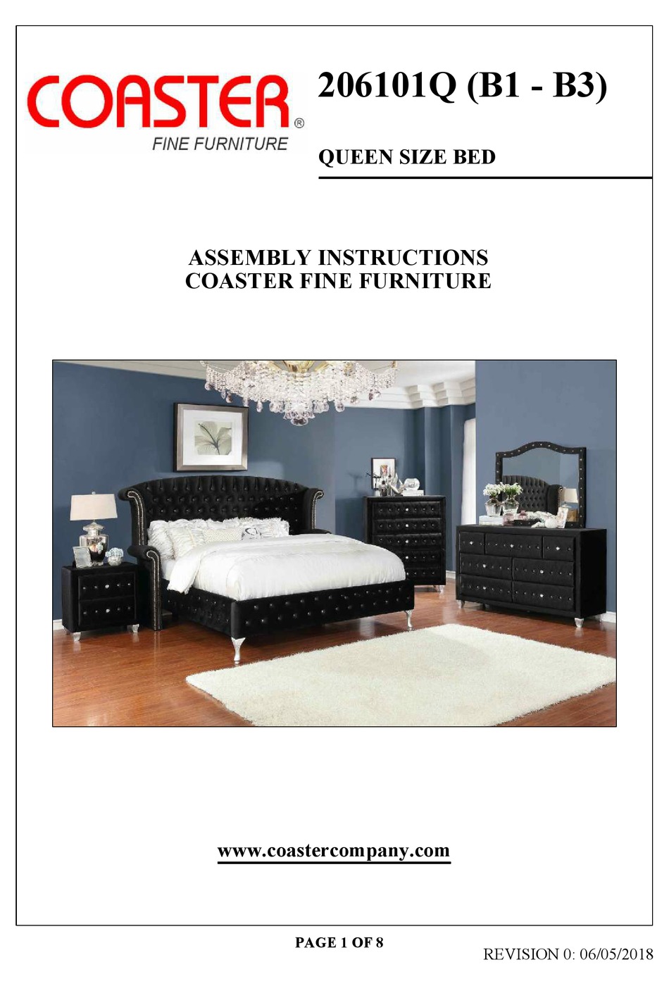 COASTER 206101Q ASSEMBLY INSTRUCTIONS MANUAL Pdf Download ManualsLib