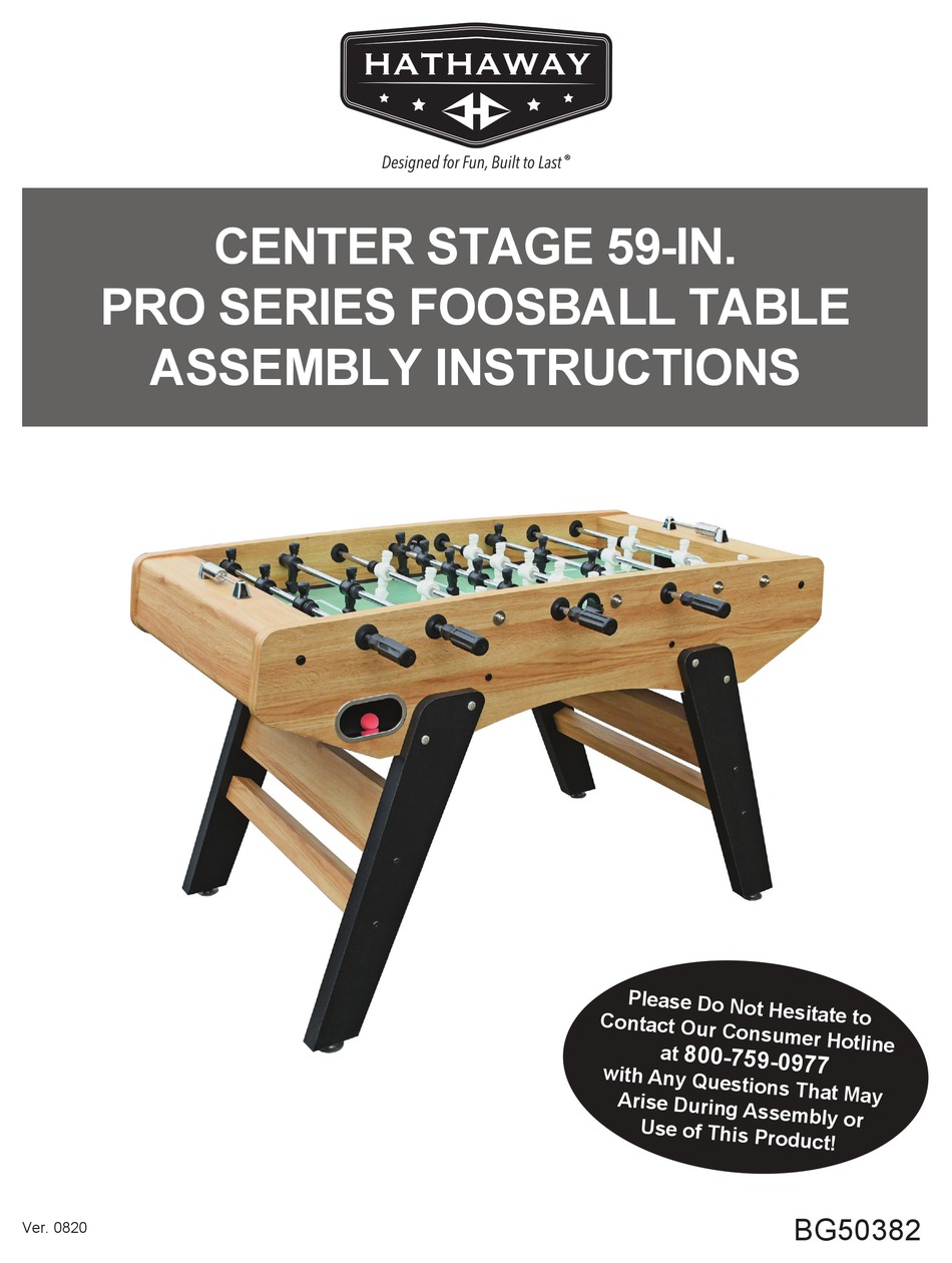 HATHAWAY PRO SERIES ASSEMBLY INSTRUCTIONS MANUAL Pdf Download ManualsLib