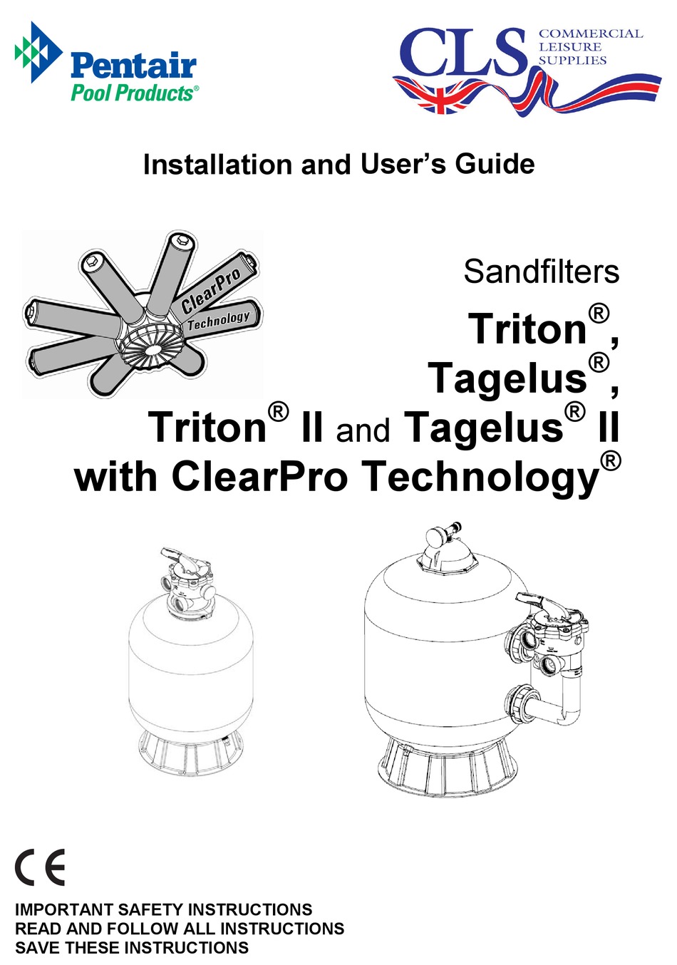 PENTAIR TRITON INSTALLATION AND USER MANUAL Pdf Download ManualsLib