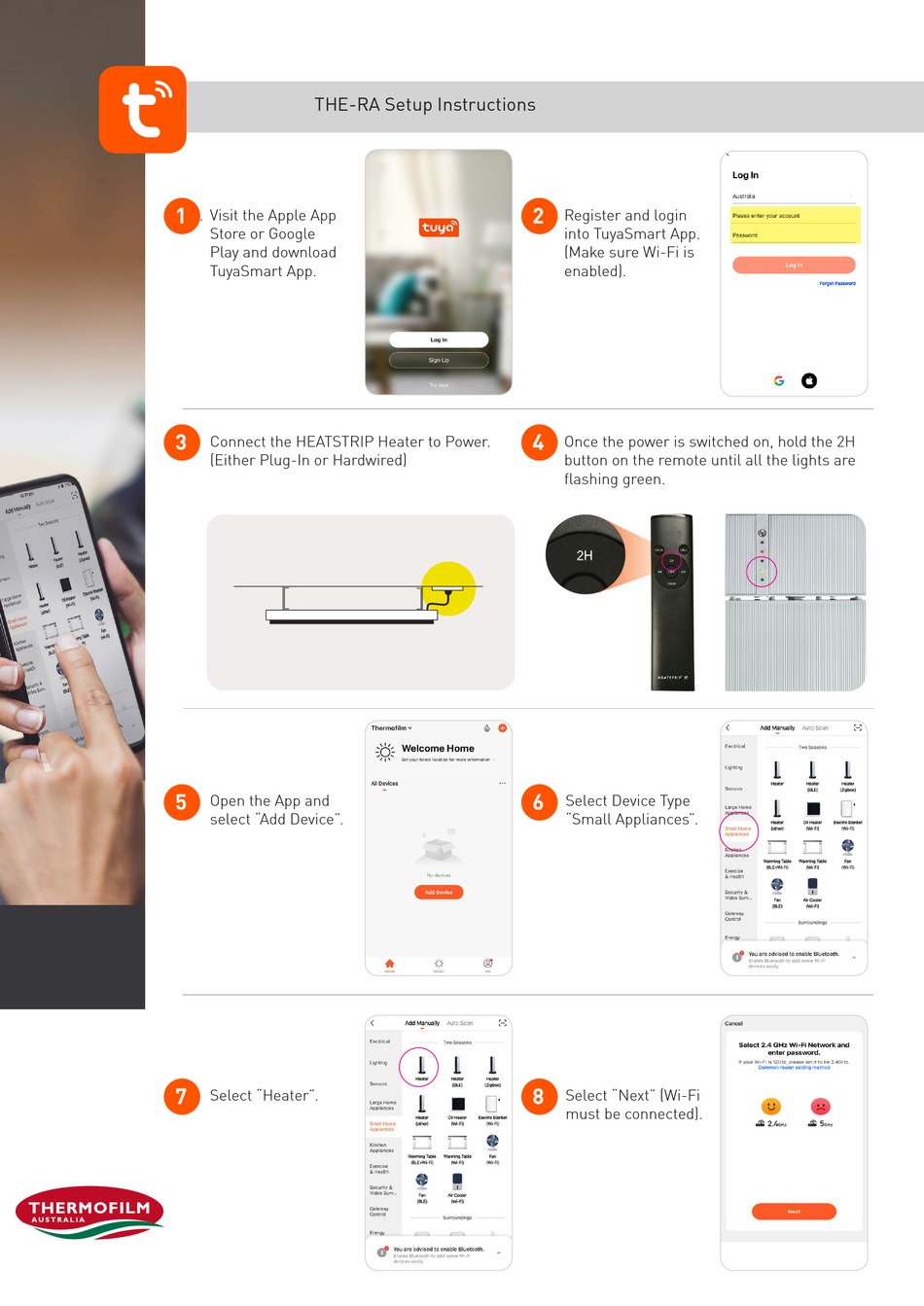 THERMOFILM HEATSTRIP SETUP INSTRUCTIONS Pdf Download ManualsLib