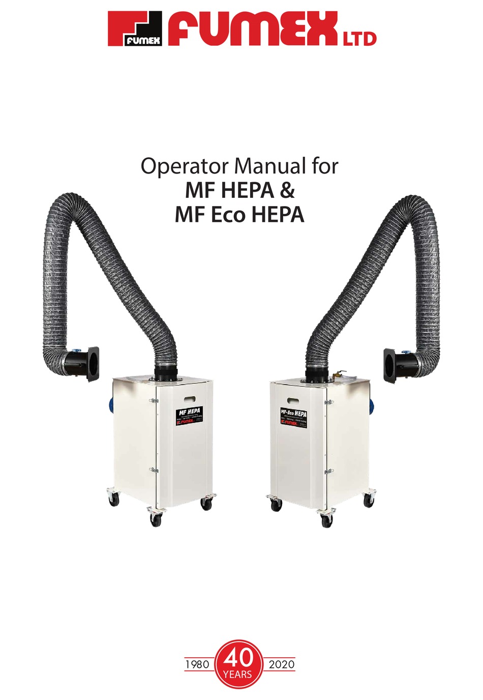 FUMEX MF HEPA OPERATOR'S MANUAL Pdf Download ManualsLib