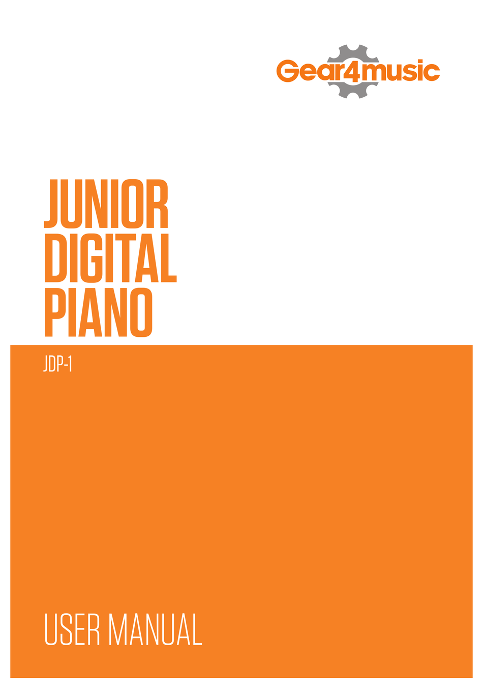 GEAR4MUSIC JUNIOR DIGITAL PIANO USER MANUAL Pdf Download ManualsLib