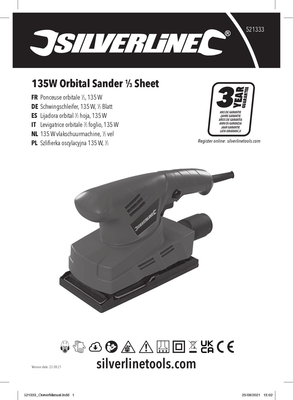 SILVERLINE 521333 ORIGINAL INSTRUCTIONS MANUAL Pdf Download ManualsLib