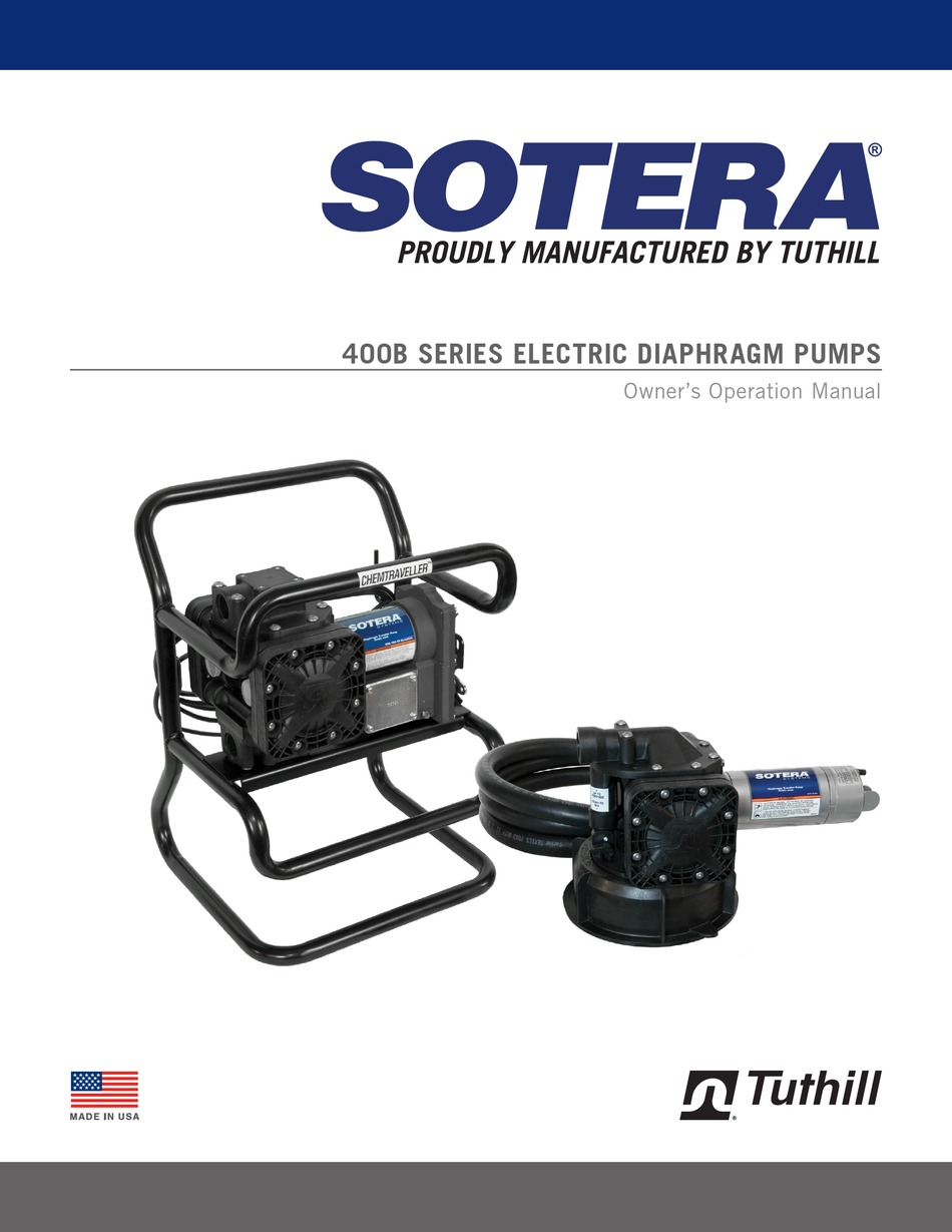 TUTHILL SOTERA 400B SERIES OWNER'S OPERATION MANUAL Pdf Download ManualsLib