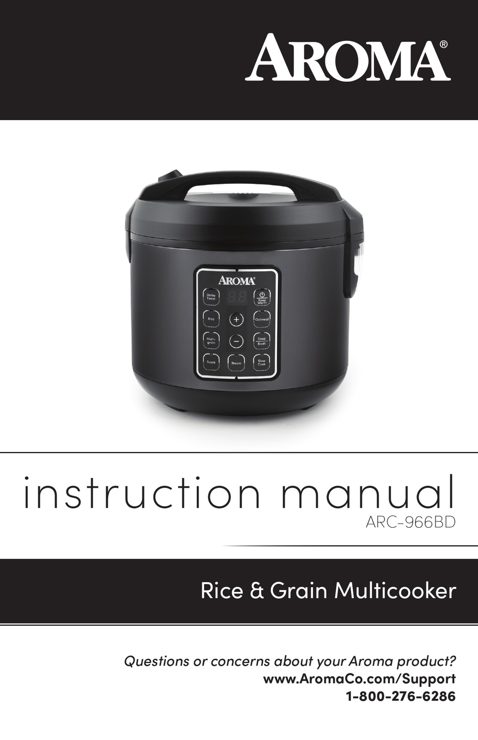 AROMA ARC-966BD INSTRUCTION MANUAL Pdf Download | ManualsLib