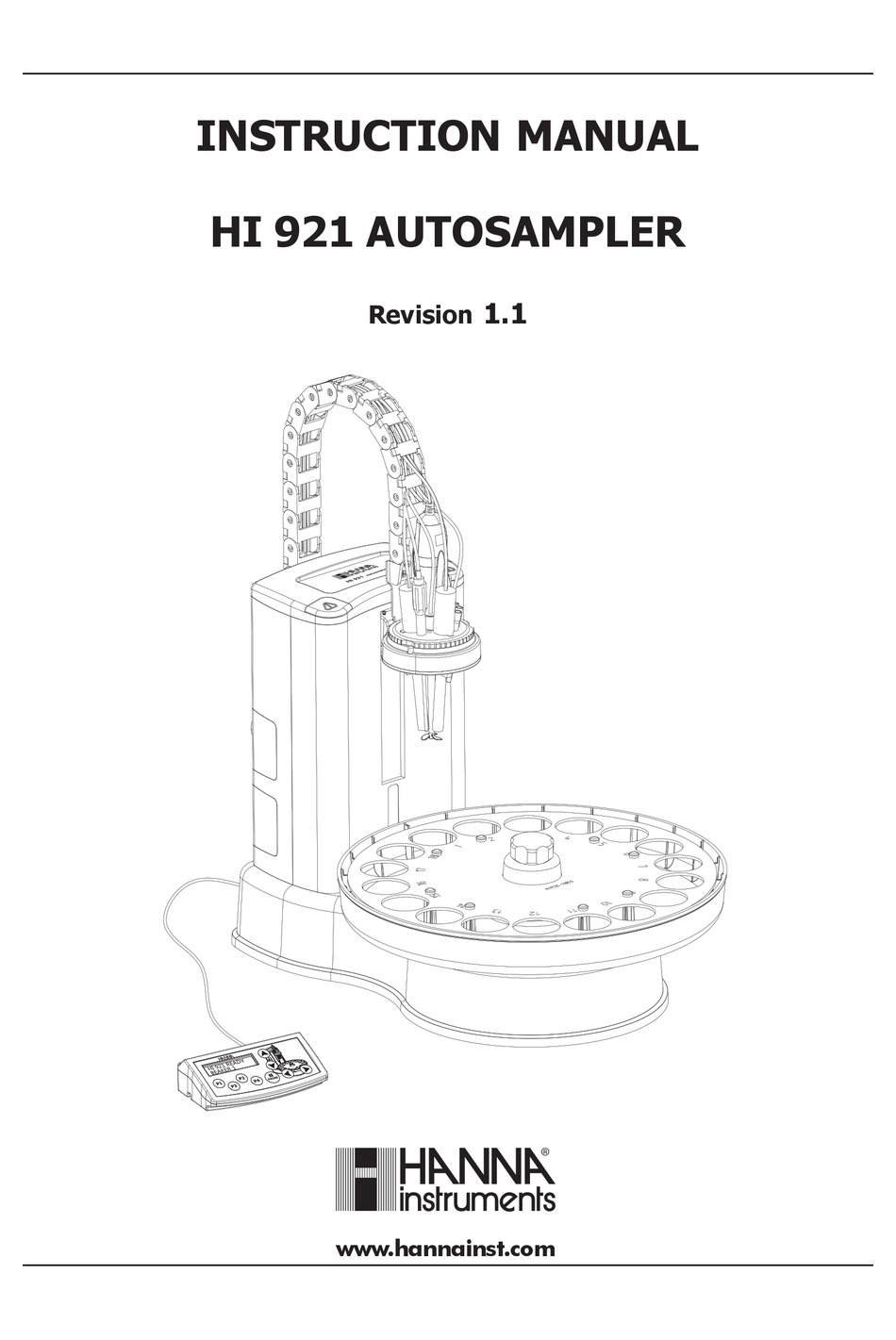 HANNA INSTRUMENTS HI 921 INSTRUCTION MANUAL Pdf Download ManualsLib
