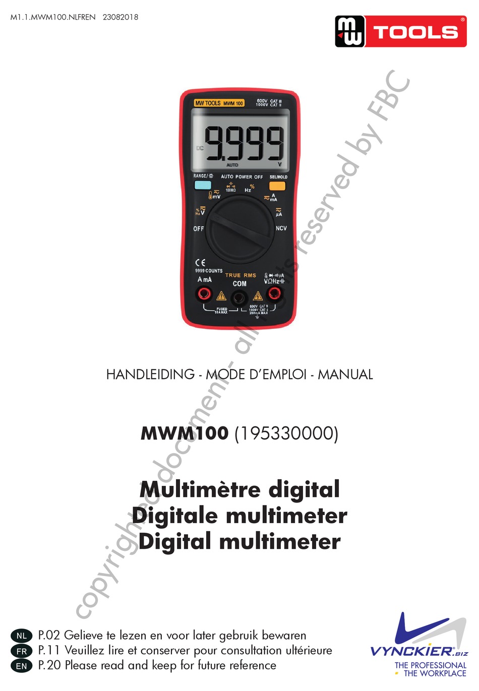 MW TOOLS MWM100 MANUAL Pdf Download ManualsLib