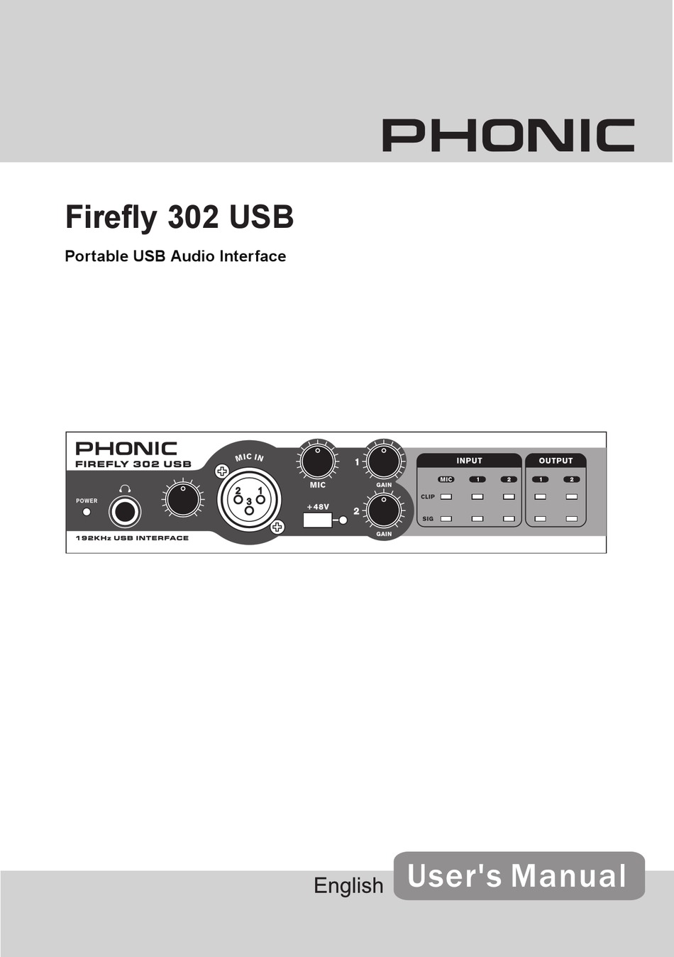 Phonic firefly 302 usb обзор